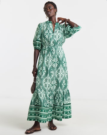 Printed Prairie Dress