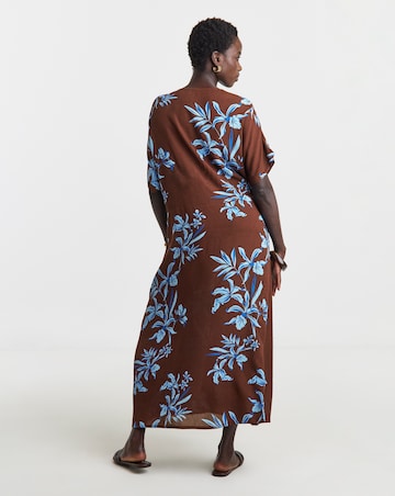 Dropped Waist Kaftan Dress
