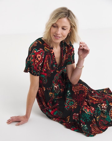 Soft Touch Notch Neck Maxi Dress