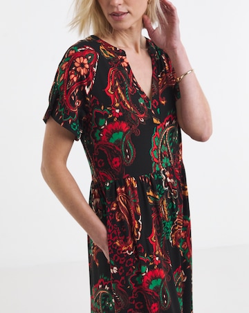 Soft Touch Notch Neck Maxi Dress