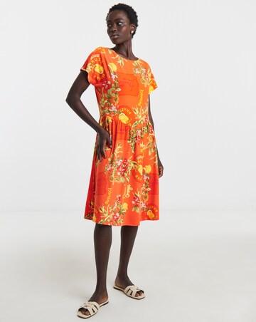 Soft Touch Angled Seam Mini Dress