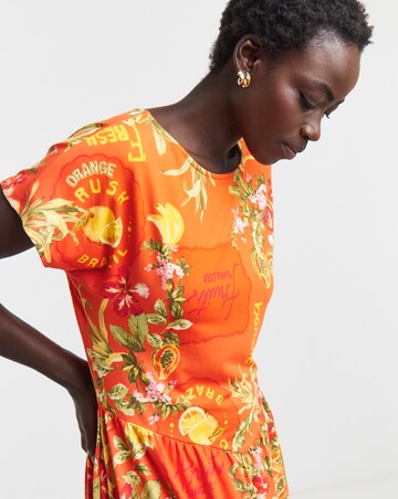 Soft Touch Angled Seam Mini Dress