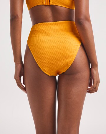 Mix and Match Crinkle High Leg Bikini Bottoms