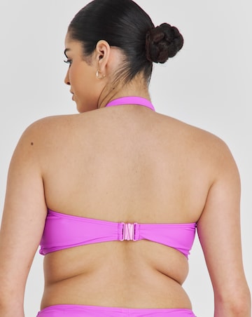 Katerini Bikini Top With Detachable Puff Sleeves