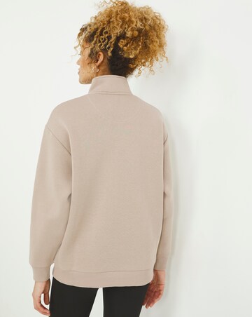 Pink Soda Haze Quarter Zip Sweatshirt