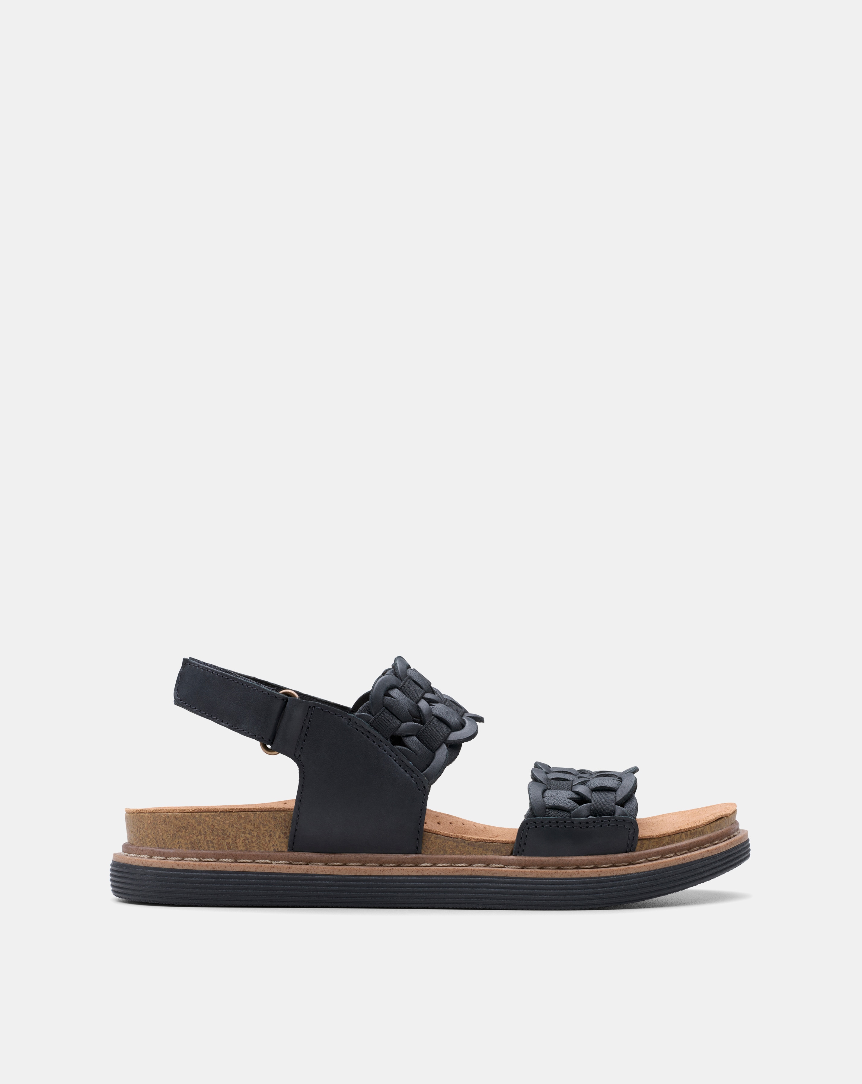 Clarks Arwell Leather Sandal E Fit