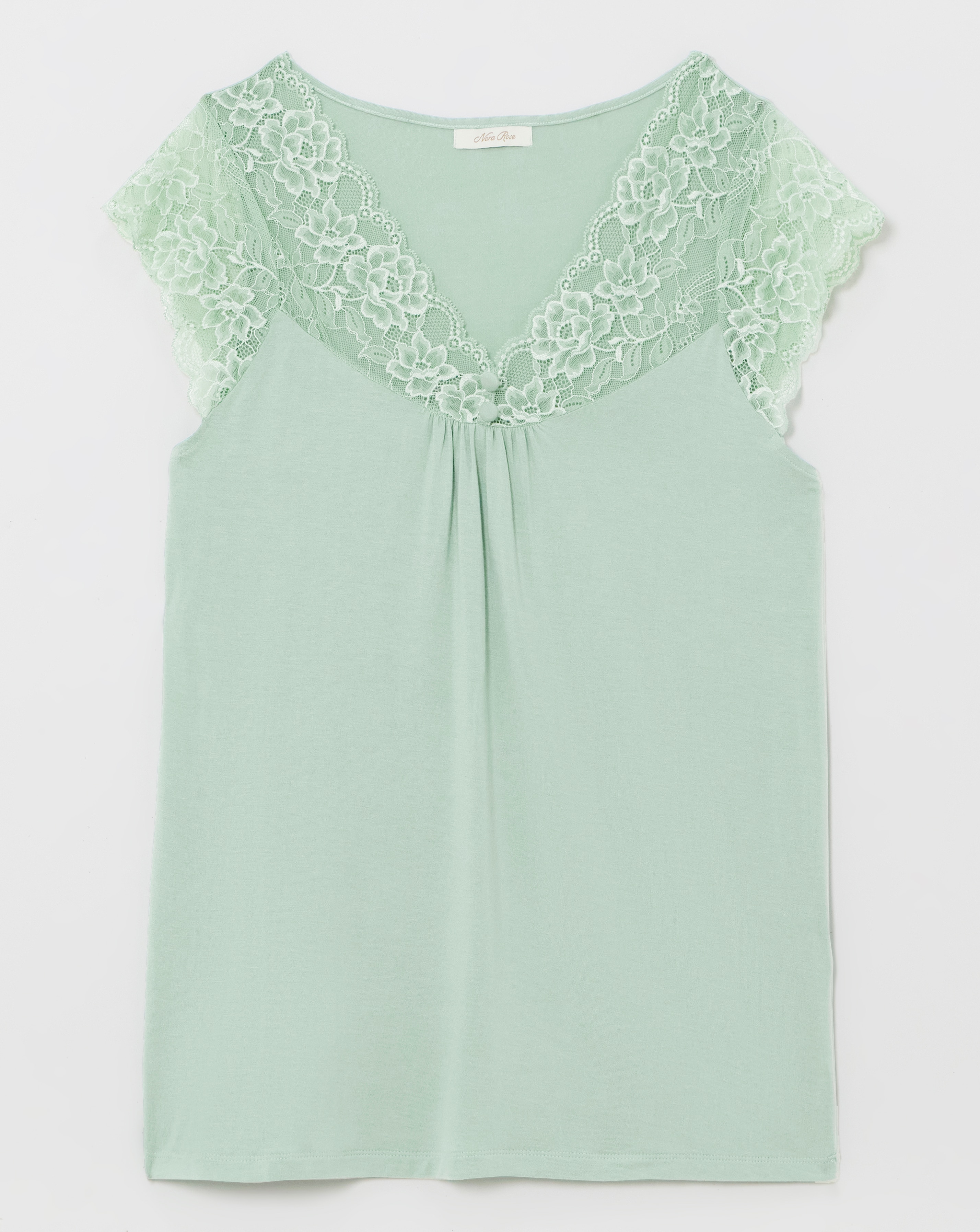 Nora Rose Jersey Cap Sleeve Pyjama Set