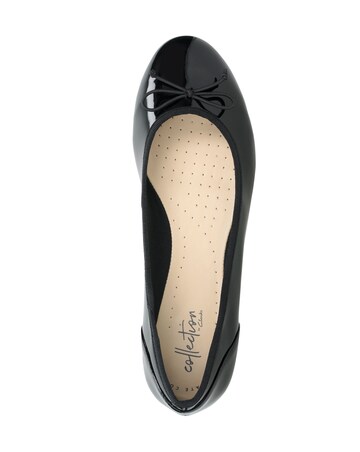 Clarks Couture Bloom Patent Shoes Wide Fit