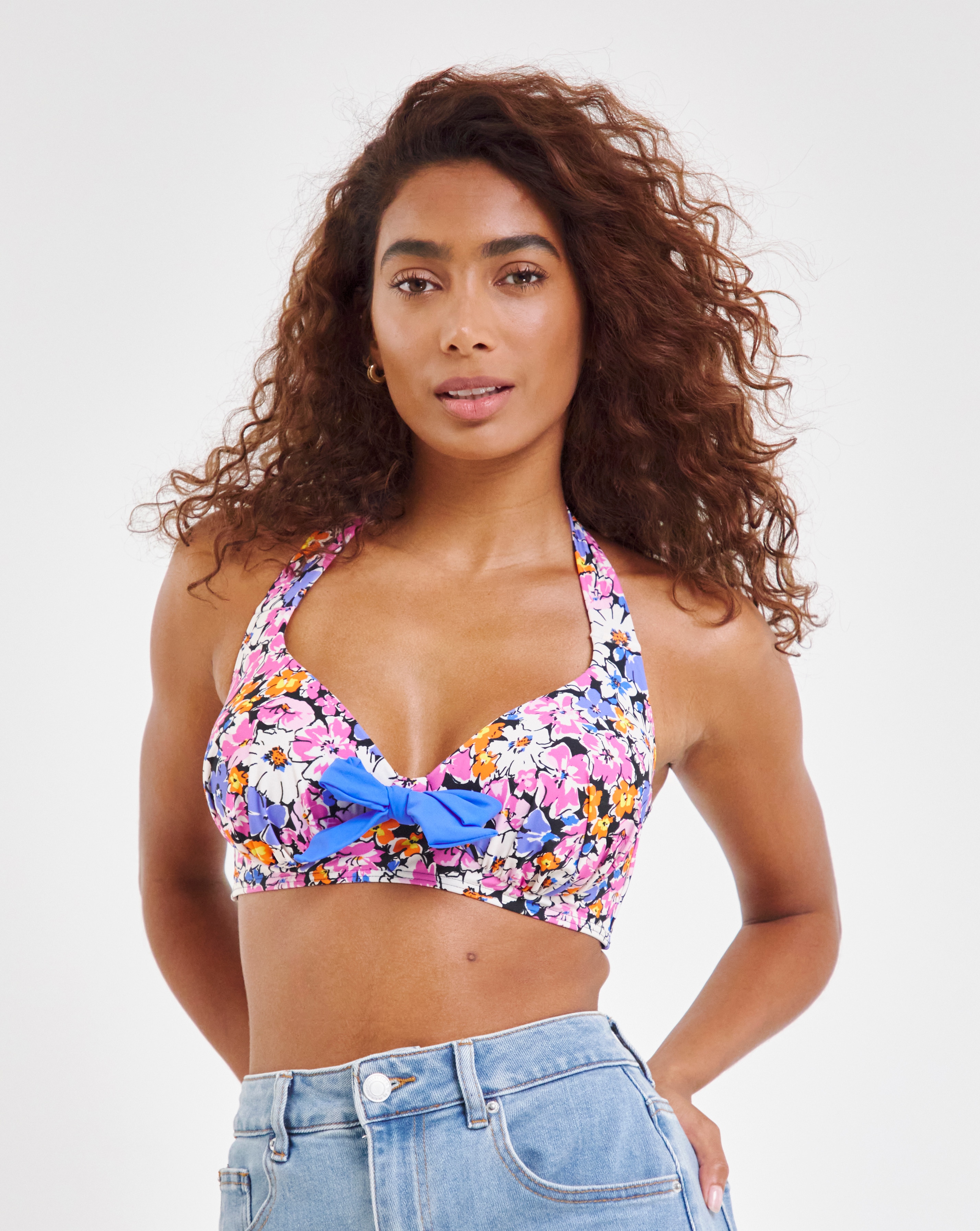 Joe Browns Floral Print Bikini Top