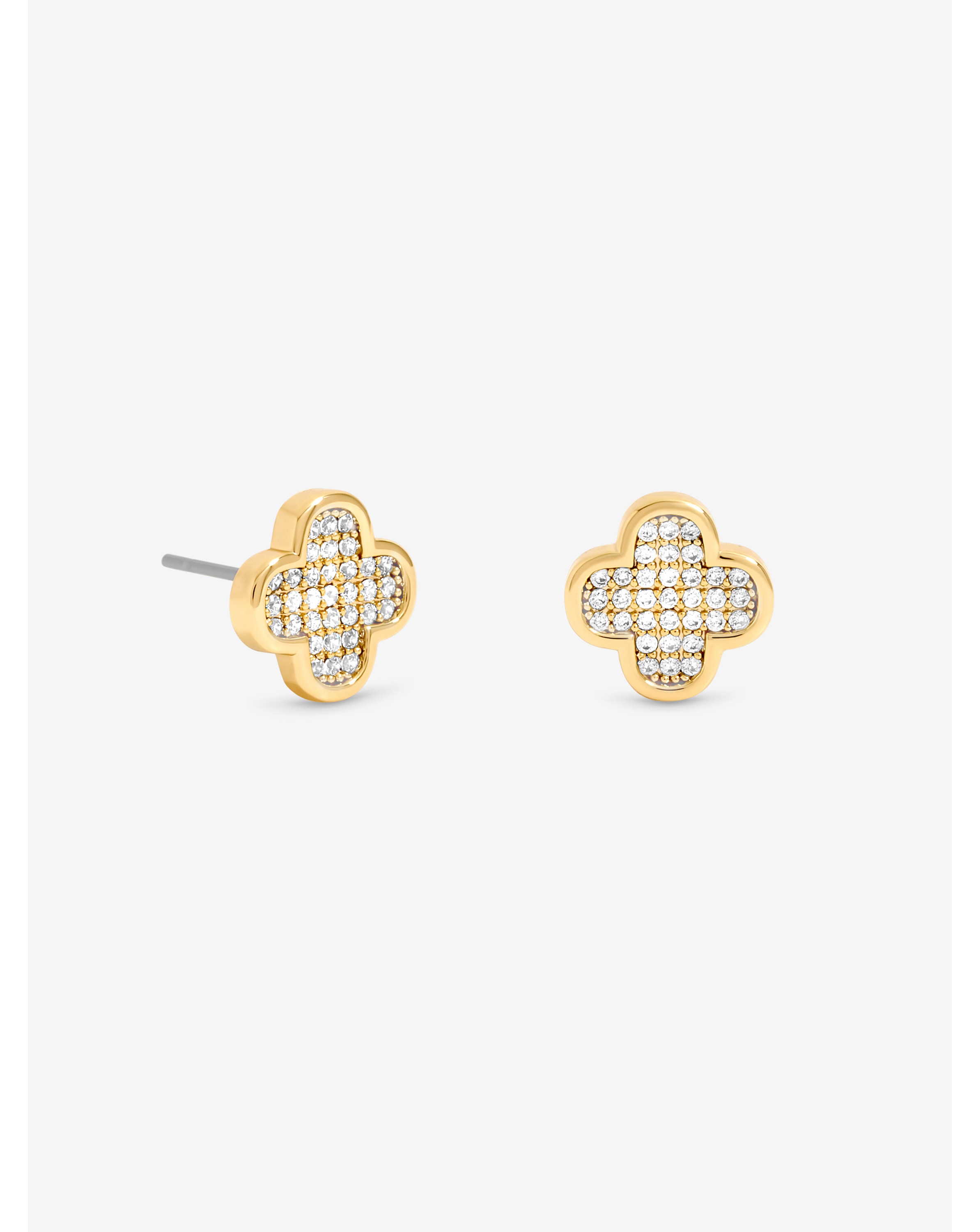 Gold Plated Micro Pave Studs