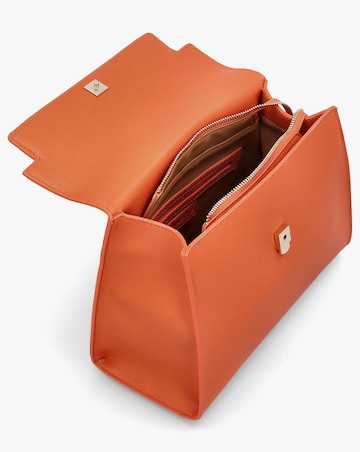 Valentino Bags Fae Orange Satchel Bag