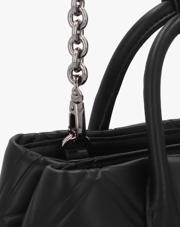 Emporio Armani Diamond Quilt Black Mini Tote Bag