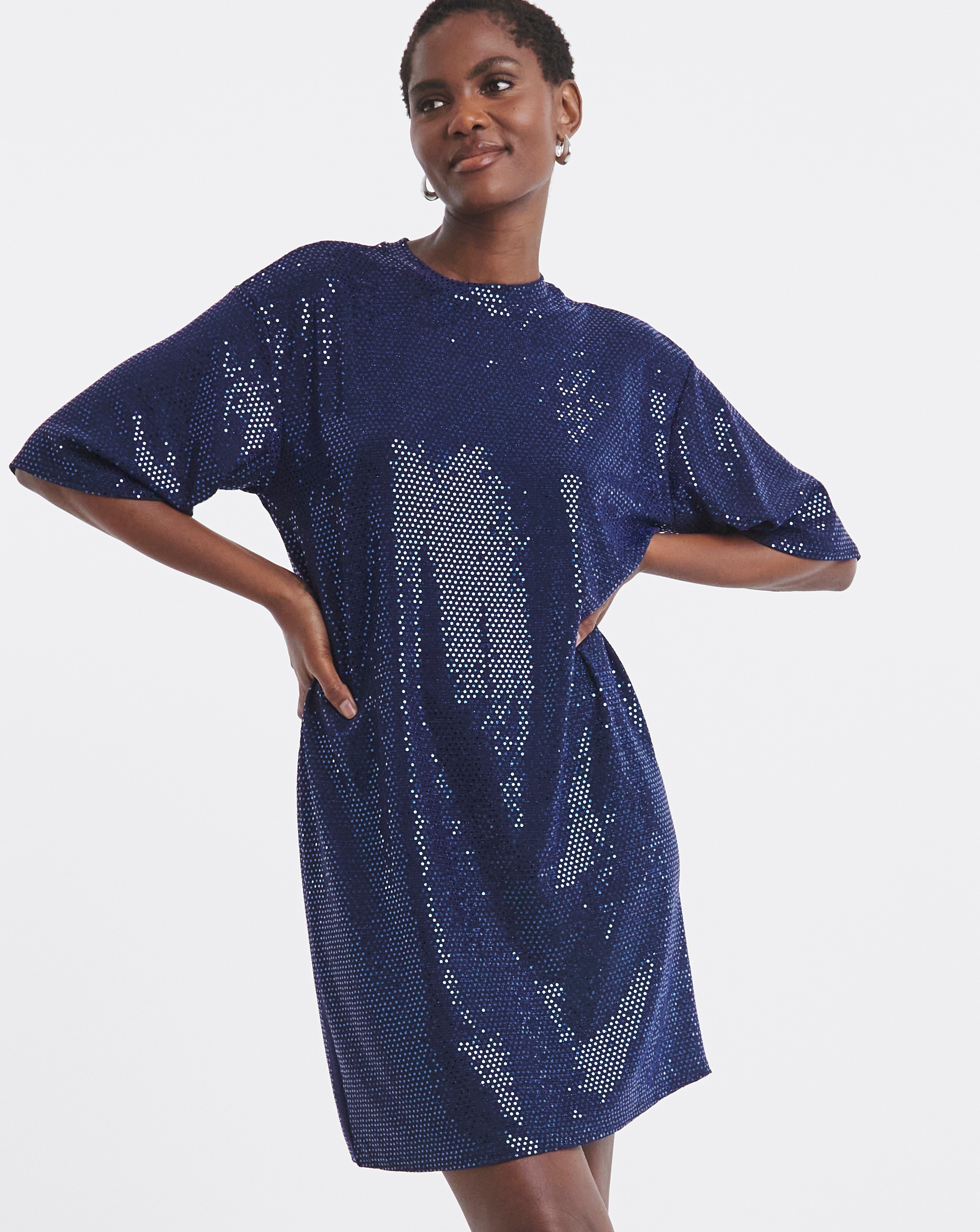 Sparkle T-shirt Dresss