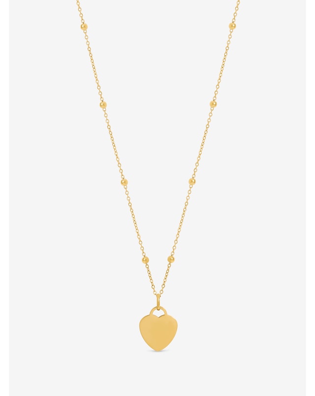 Stainless Steel Heart Chain Necklace