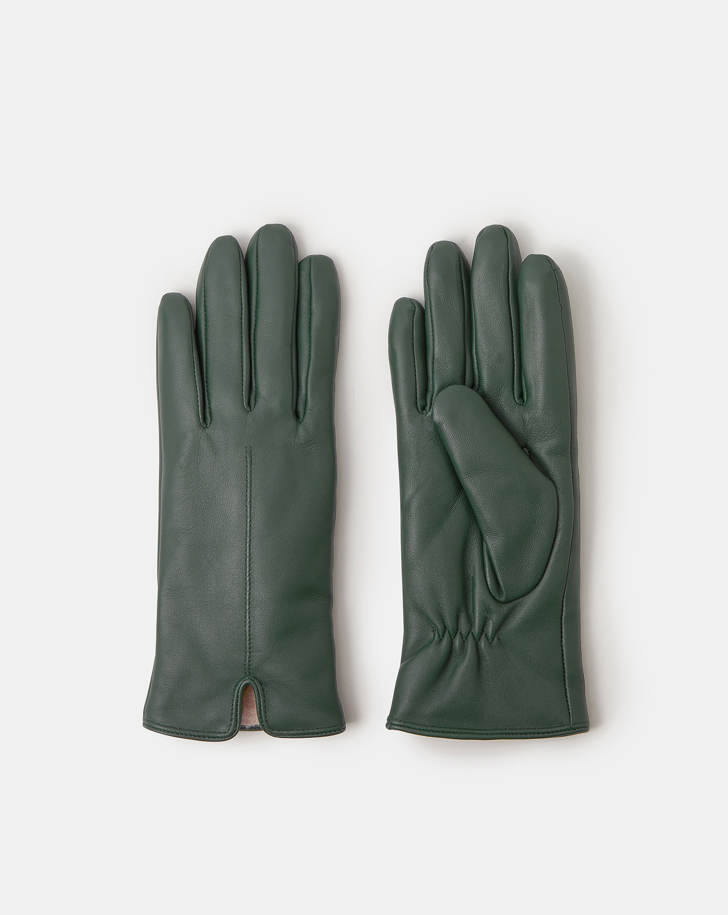 Accessorize Lined Leather Gloves