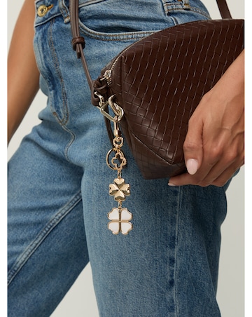 Mood Gold Plated Clover Bag Charm