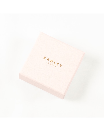 Radley Gold Plated Hammer Hoop Earrings
