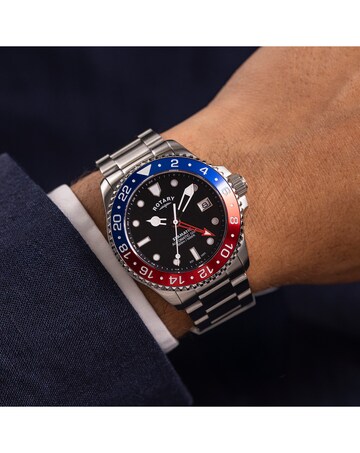 Rotary Men's Seamatic GMT Bracelet Watch