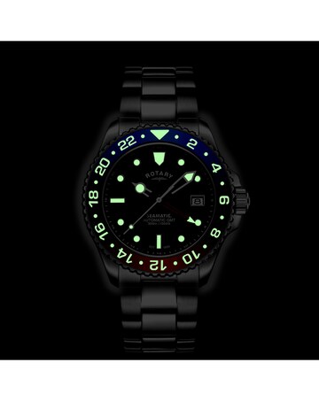 Rotary Men's Seamatic GMT Bracelet Watch