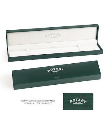 Rotary Men's Heritage Black Strap Watch