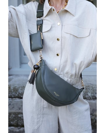 Luella Grey Lauren Khaki Sling Bag