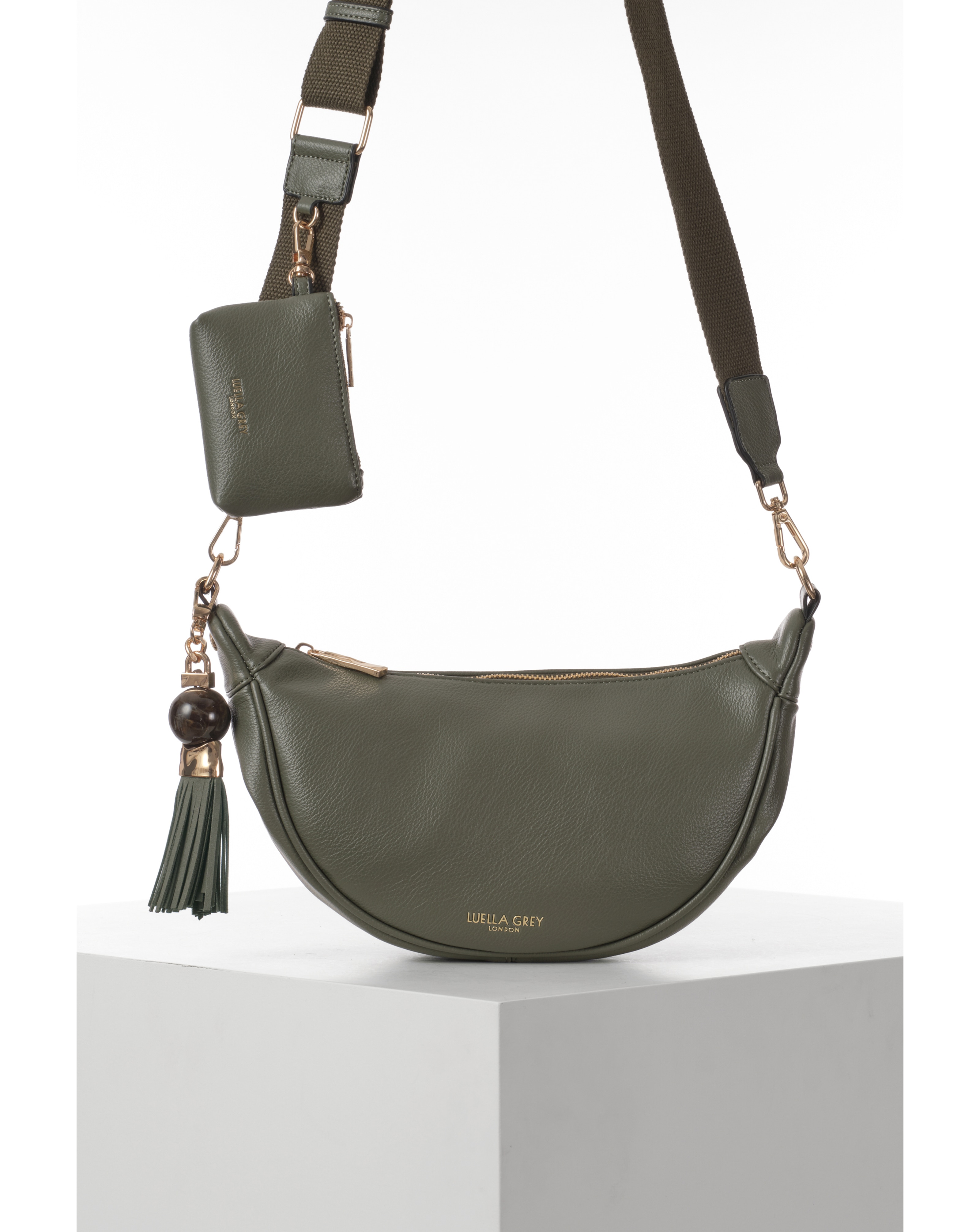 Luella Grey Lauren Khaki Sling Bag