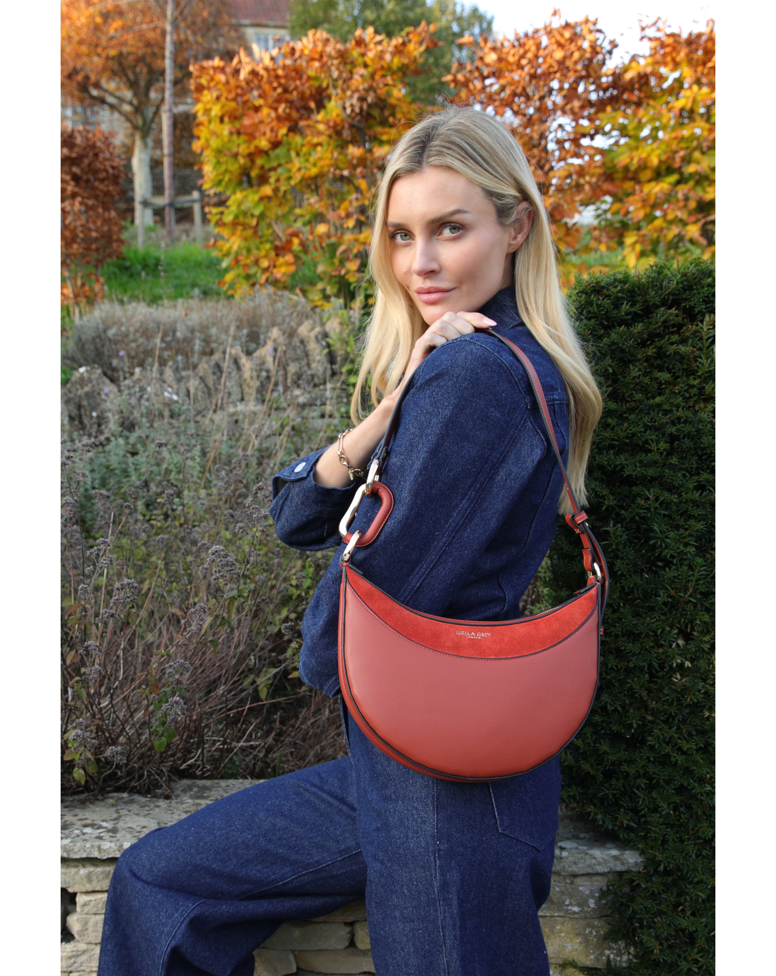 Luella Grey Hester Paprika Shoulder Bag