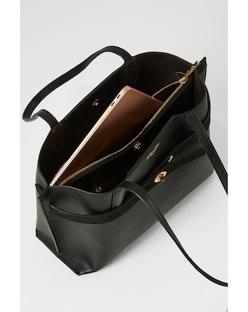 Luella Grey Oriana Black Laptop Tote