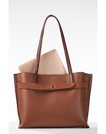 Luella Grey Oriana Conker Laptop Tote