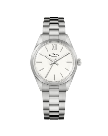 Rotary Ladies White Dial Bracelet Watch