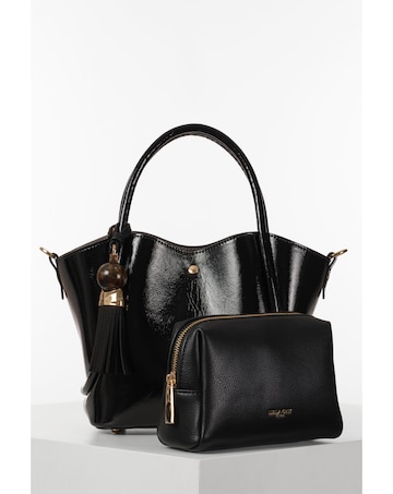 Luella Grey Flo Cherry Patent Crossbody