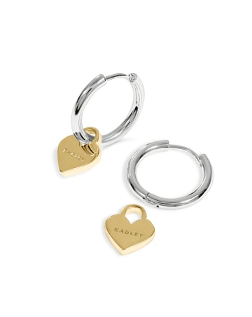 Radley Silver Plated Huggie Earrings