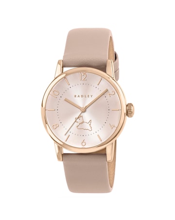 Radley Pink Leather Strap Watch