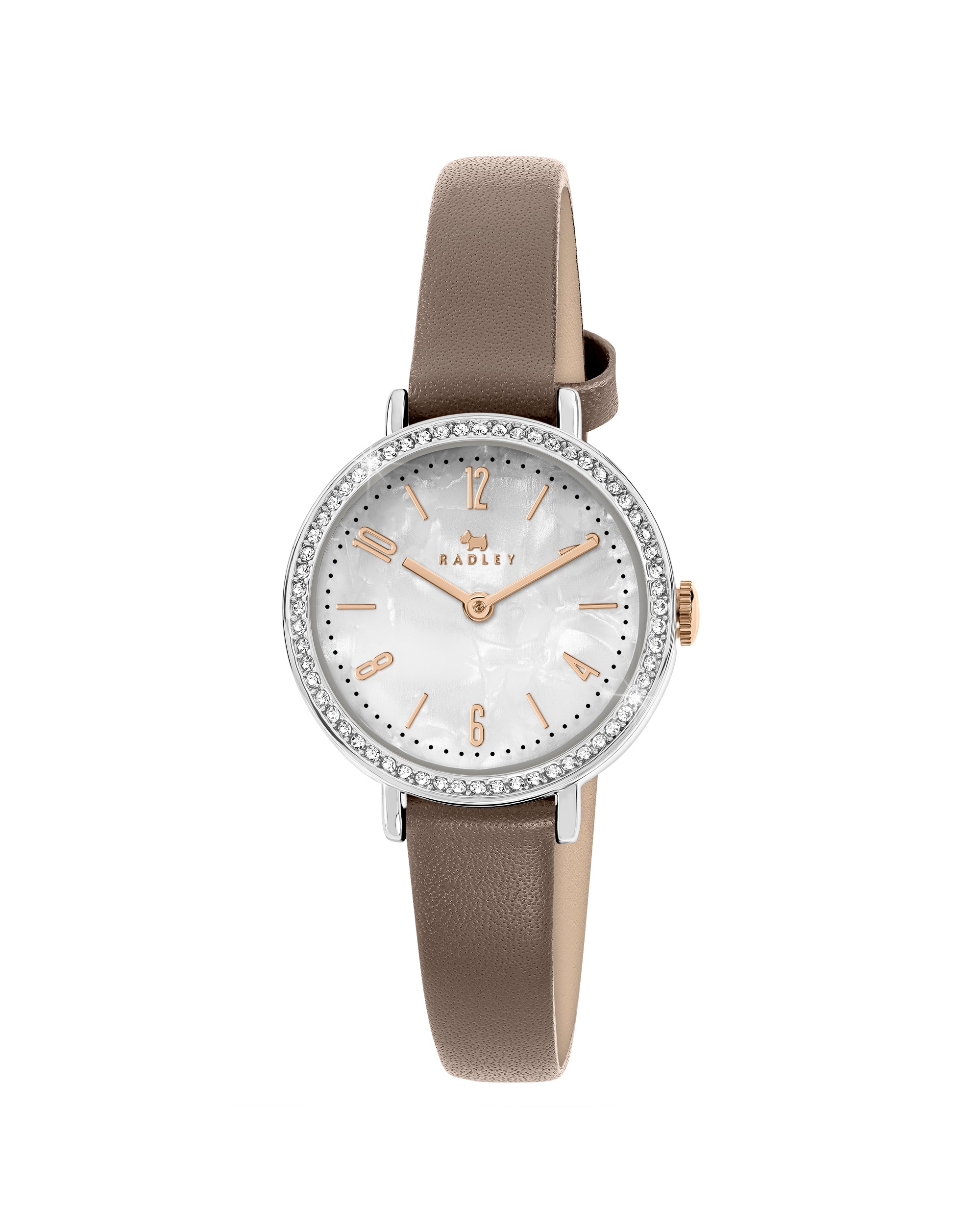 Radley Stone Set Coffee Leather Watch