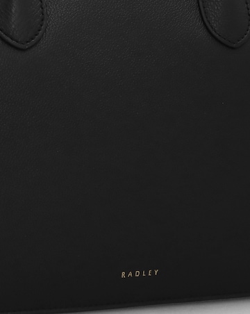 Radley The Romilly Large Black Leather Grab Bag
