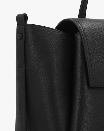 Radley Large The Chancery Flapover Black Leather Shoulder Bag