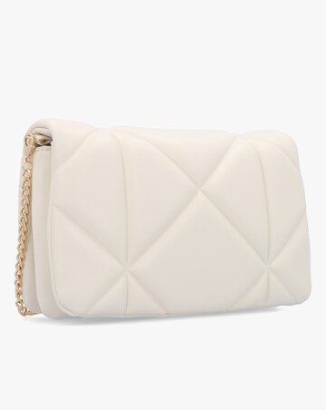 Love Moschino Heart Logo Quilted White Cross Body Bag