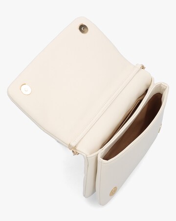 Love Moschino Heart Logo Quilted White Cross Body Bag