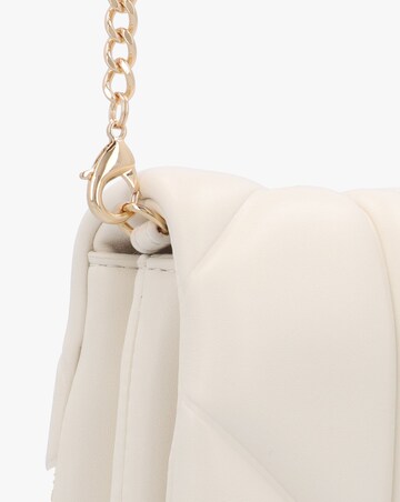 Love Moschino Heart Logo Quilted White Cross Body Bag