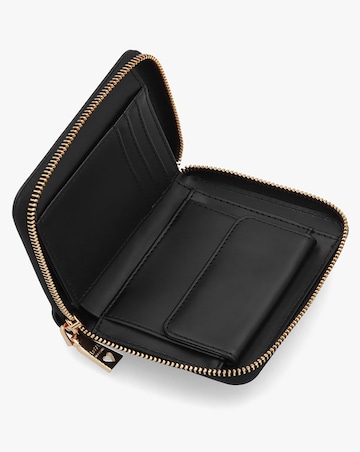 Love Moschino Heart Logo Quilted Pillow Black Purse