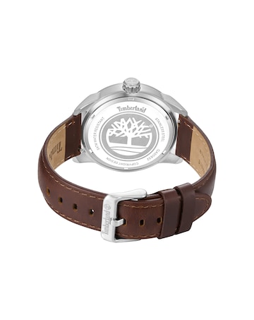 Timberland Dark Brown Leather Watch