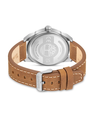 Timberland Brown Leather Strap Watch