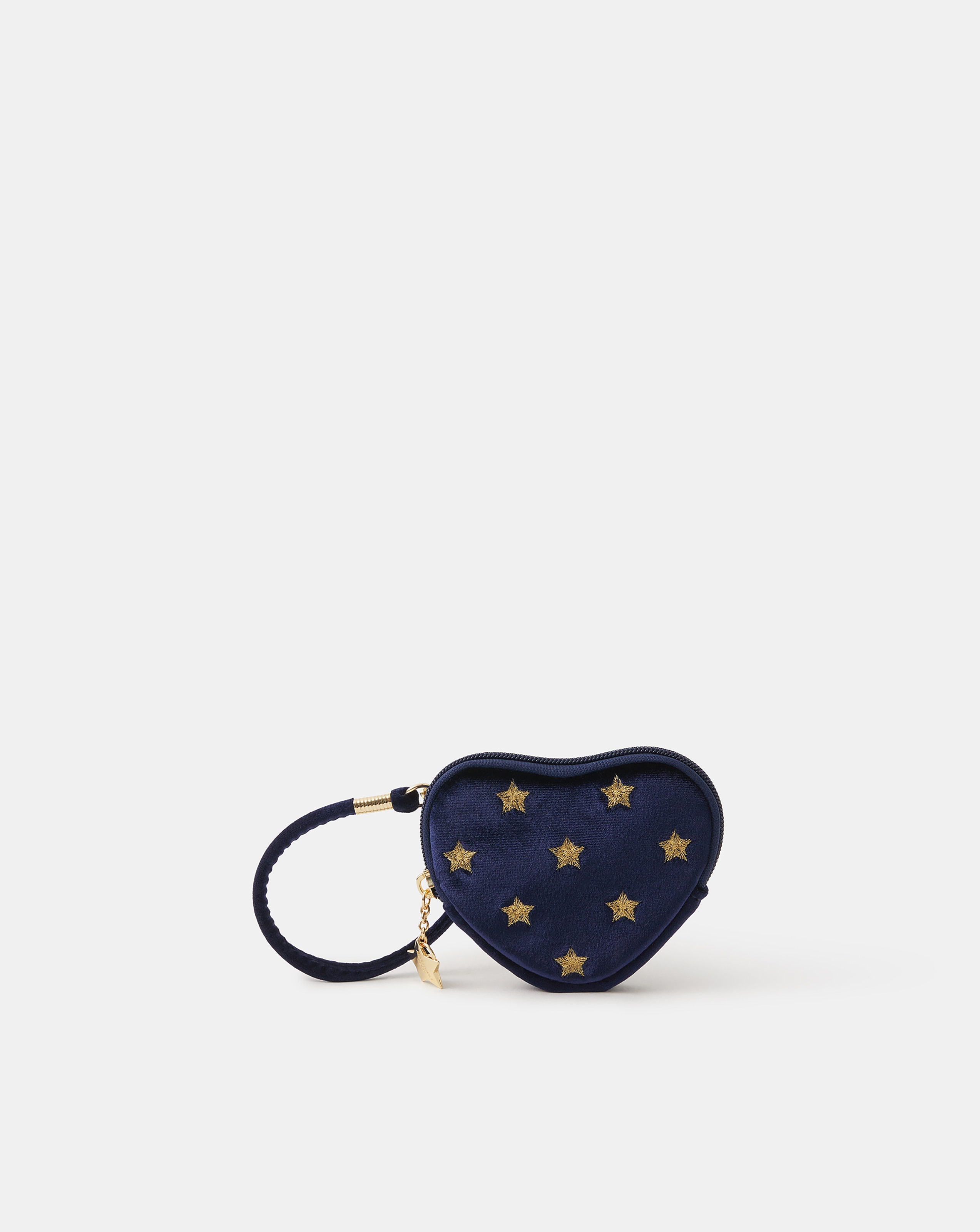 Accessorize Star Embroidered Heart Purse
