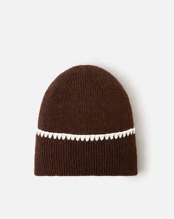 Accessorize Whipstitch Beanie Hat