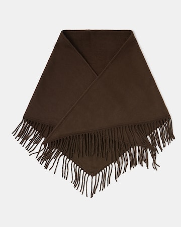 Accessorize Large Tassel Knit Triangle Scarf