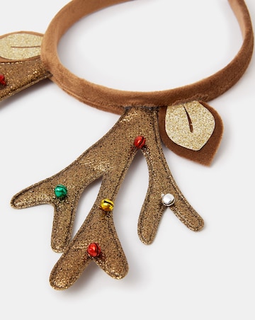 Accessorize Glitter Reindeer Antlers Headband