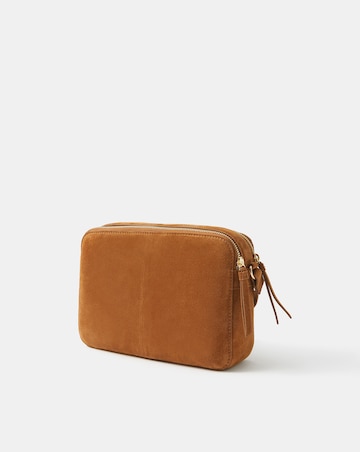 Accessorize Suede Crossbody Bag
