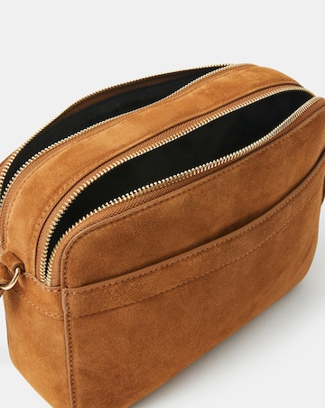 Accessorize Suede Crossbody Bag