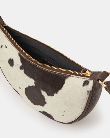 Accessorize Leather Cow Sling Crossbody Bag