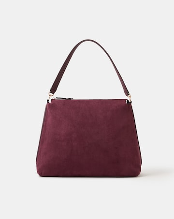 Accessorize Large Slouchy Suedette Bag
